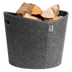 Aduro, Zubehör Kerzen + Kamin, braendekurv Proline rund grå filt 31x39 cm