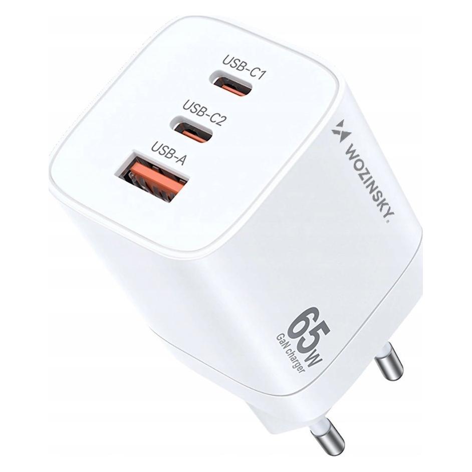 Wozinsky 65W GaN Wall Charger (65 W, 3 Ports) (1409315874)