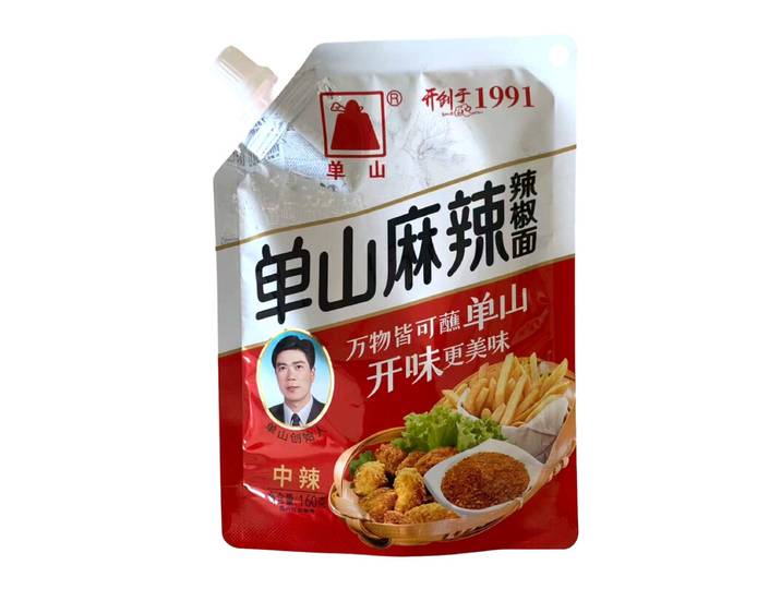 DANSHAN Nouilles au piment épicées (moyennement épicées) - Sachet 160 g