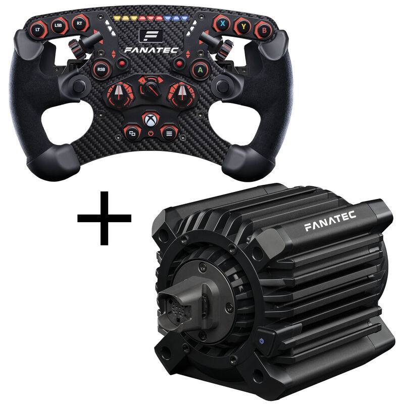 Fanatec ClubSport Steering Wheel Formula V2.5 X + ClubSport DD+ Wheelbase (15Nm)