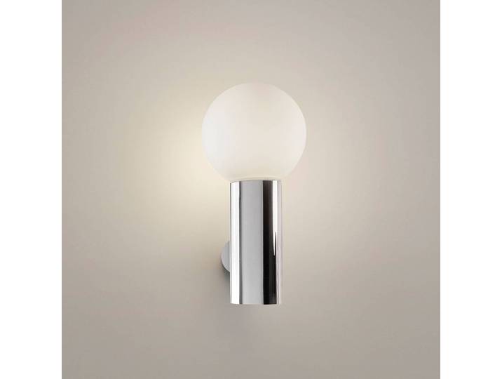 LEDS-C4 Wandlampe Mist, dimmbar, chrom / silber, für Badezimmer, Metall, Modern, Wandleuchte, Wandlampe Bad