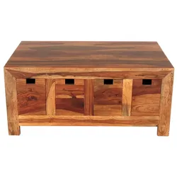 Couchtisch 90x40x60 aus indischem Sheesham-Massivholz