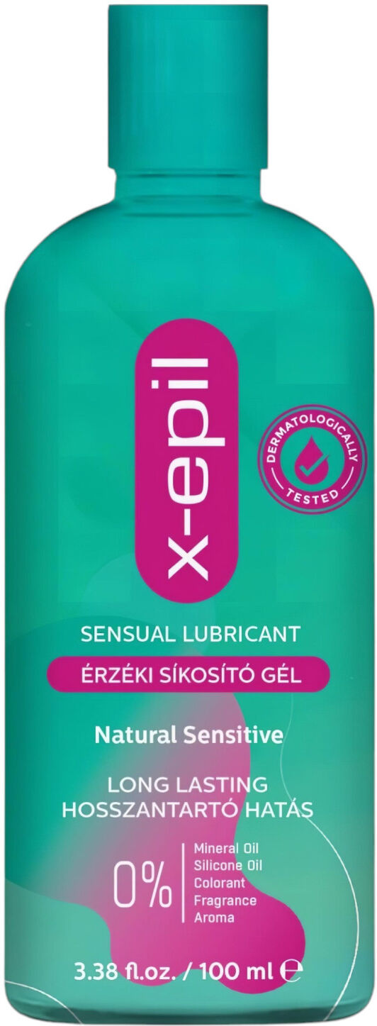 X-Epil Natural Sensitive - Glidecreme - Sensitiv Vandbaseret - 100ml