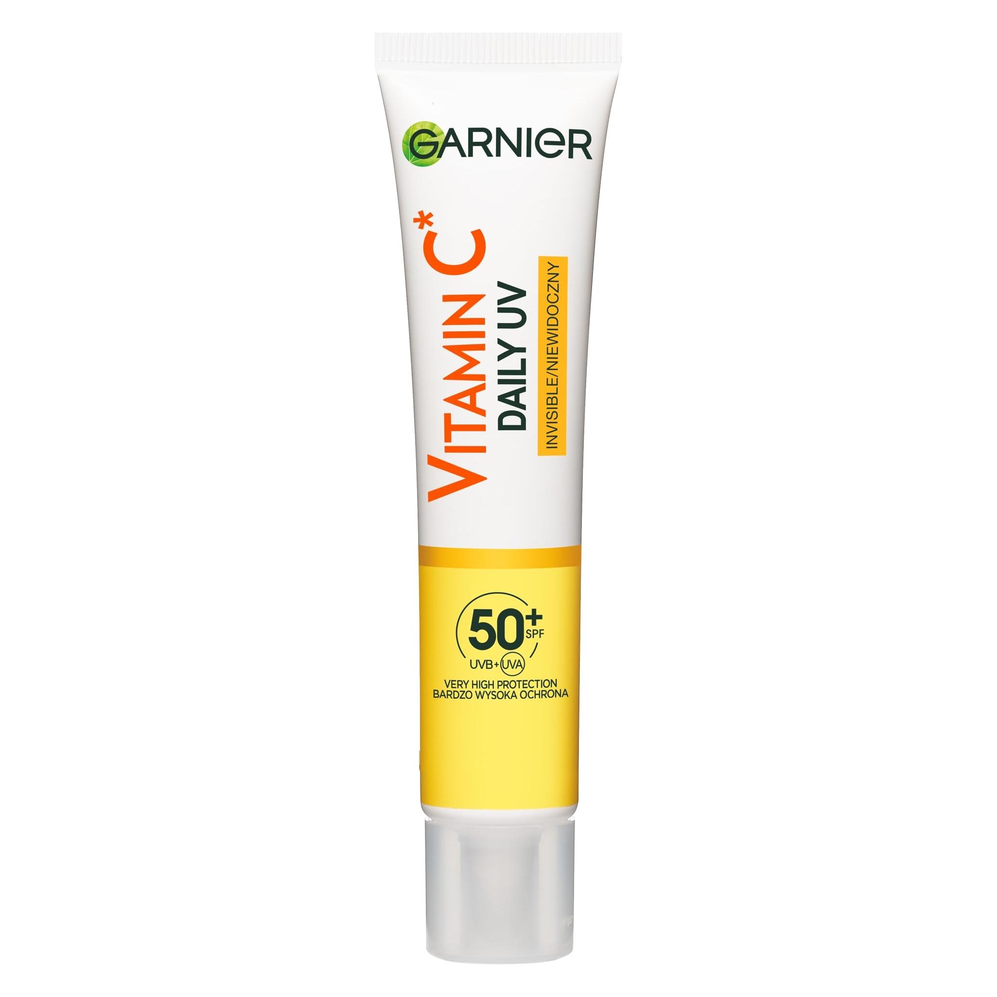 Garnier Vitamin C Day Glow Fluid mit SPF50+ Unsichtbar 40ml (SPF 50+, 40 ml) (3600542572910)