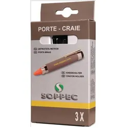 Soppec, Zubehör Präsentieren, Kreidehalter für Kreiden rund/eckig Länge 120 mm