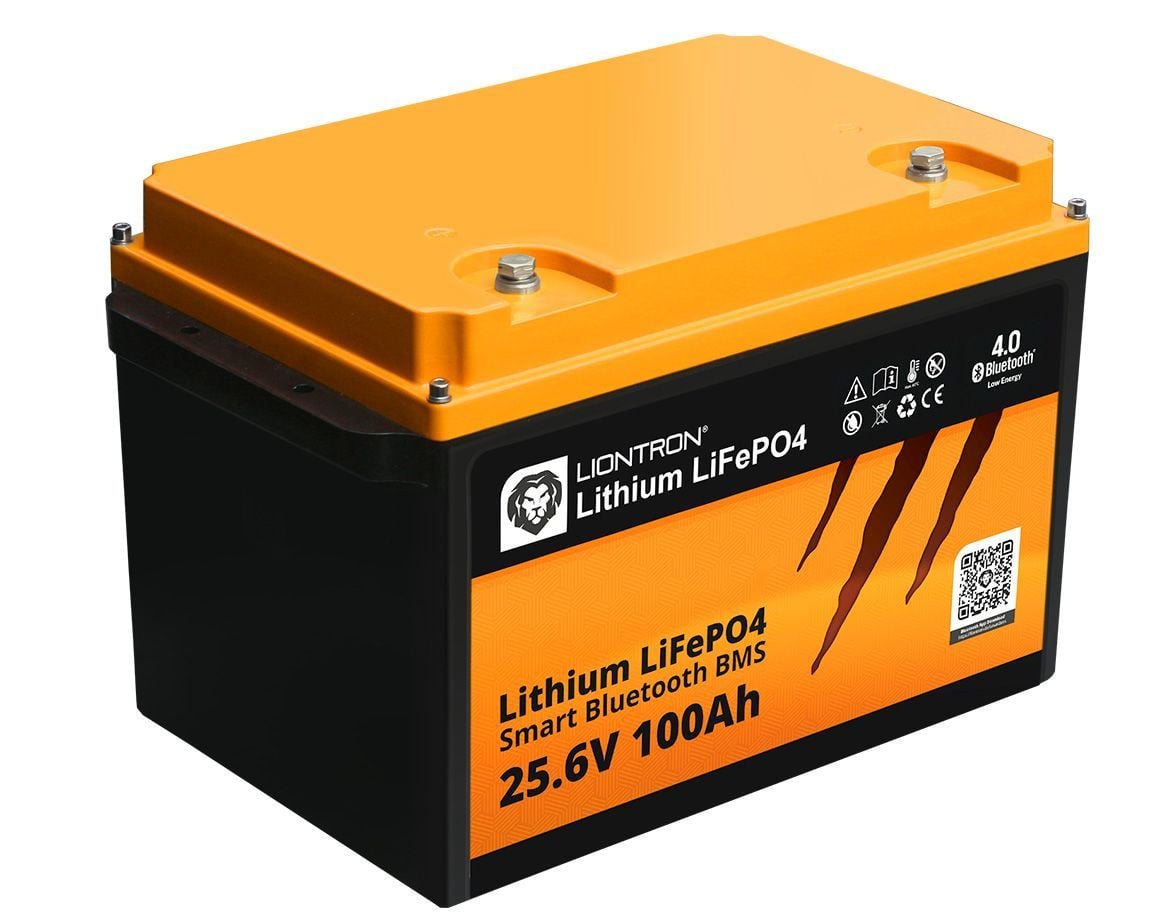 Liontron LiFePO4 batterij 25.6V 100Ah met Bluetooth monitoring