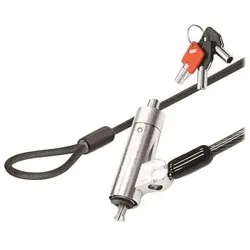 T'nB TNB 3in1 Keyed Cable Lock T-Bar Nano und Wedge Kompatibel, Notebook Security, Grau