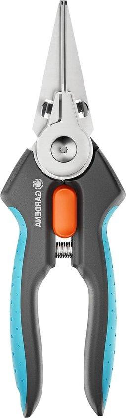 GripCut oogstscharen met roestvrijstalen blad van 45 mm, multicolor