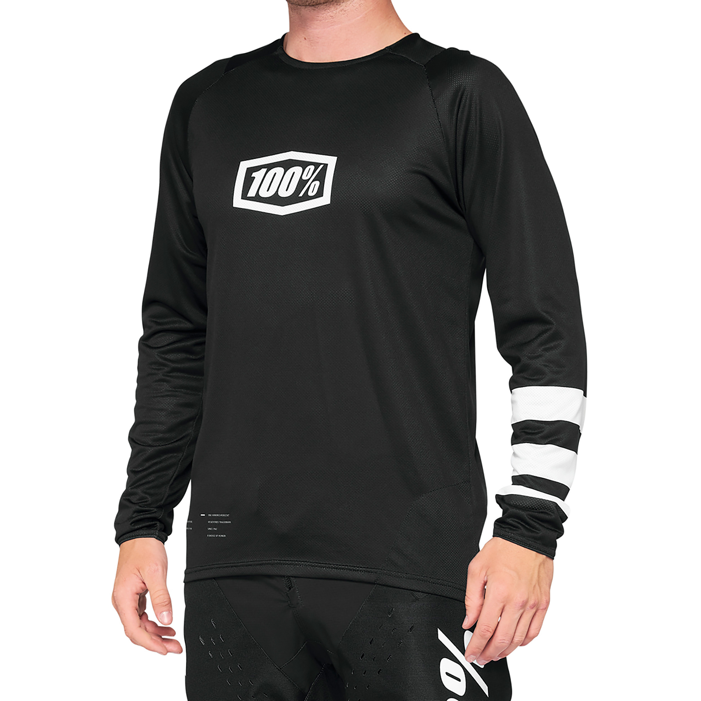 100% R-Core Radtrikot Kinder Radtrikots schwarz Größe S Trekking