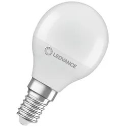 LEDVANCE LED-Tropfenllampe,4,9W, E14, 2700K, matt, nicht dimmbar
