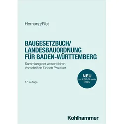 Baugesetzbuch/LandesbauordnungfürBaden-Württemberg, Fachbücher von Martin Rist, Volker Hornung