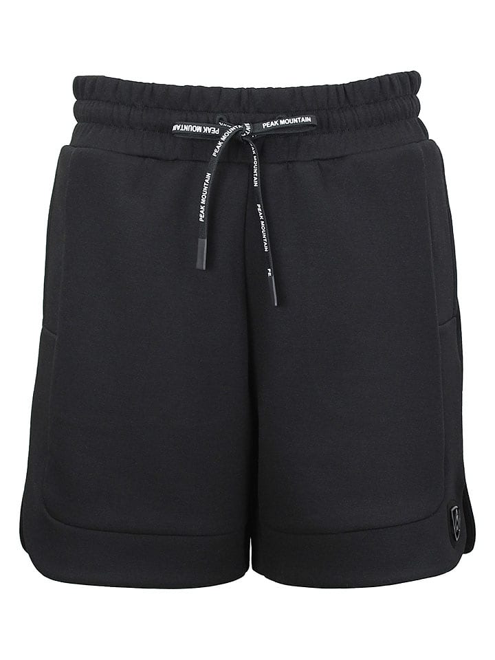 Peak Mountain Laufshorts "Alaya" in Schwarz - M