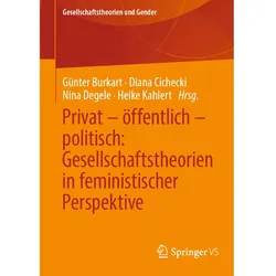 Privat - öffentlich - politisch: Gesellschaftstheorien in feministischer Perspektive, Fachbücher