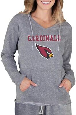 NFL Mainstream Women's Long-Sleeve Hooded Top (Size Small) Arizona Cardinals, Cotton,Polyester,Rayon