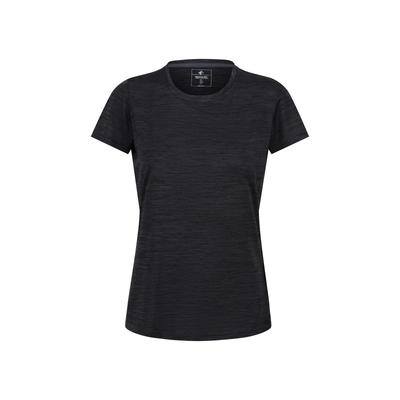 T-Shirt REGATTA "Fingal", Damen, Gr. 42, schwarz, Obermaterial: 100% Polyamid PA., Shirts T-Shirt