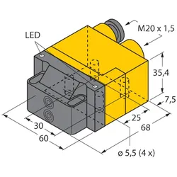 Turck Sensor NI4-DSU26TC-2Y1X2