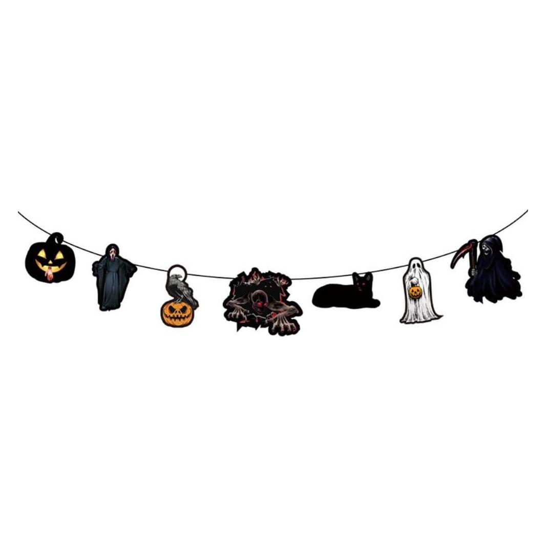 Out of the blue Halloween Partydeko gruslige Papiergirlande (48047803)