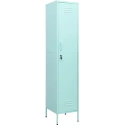 vidaXL Schließfachschrank Minzgrün 35x46x180 cm Stahl