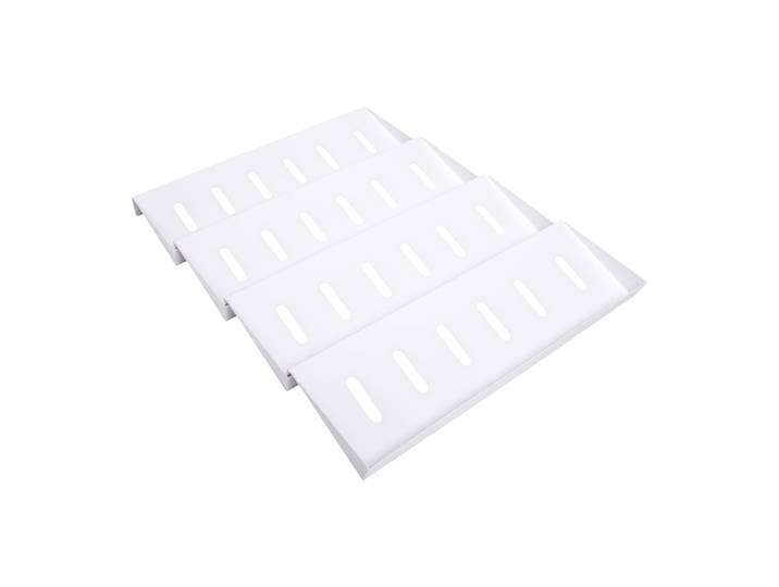 XIVADA Kruidenrek Lena - Lade - 30 kruidenpotjes - Aluminium - Wit