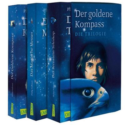 His Dark Materials: Der Goldene Kompass, Das Magische Messer und Das Bernstein-Teleskop im Schuber, Taschenbuch von Philip Pullman, Carlsen,