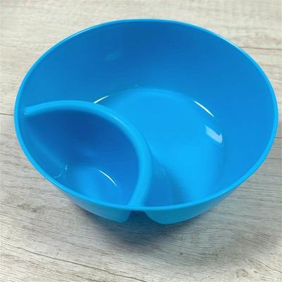 Market Central Unbreakable French Fries Bowl With Sauce Cup For Snacks And Chips blue