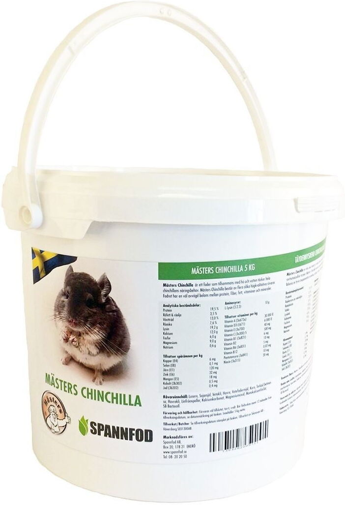 Mästers Chinchillapellets 20 kg