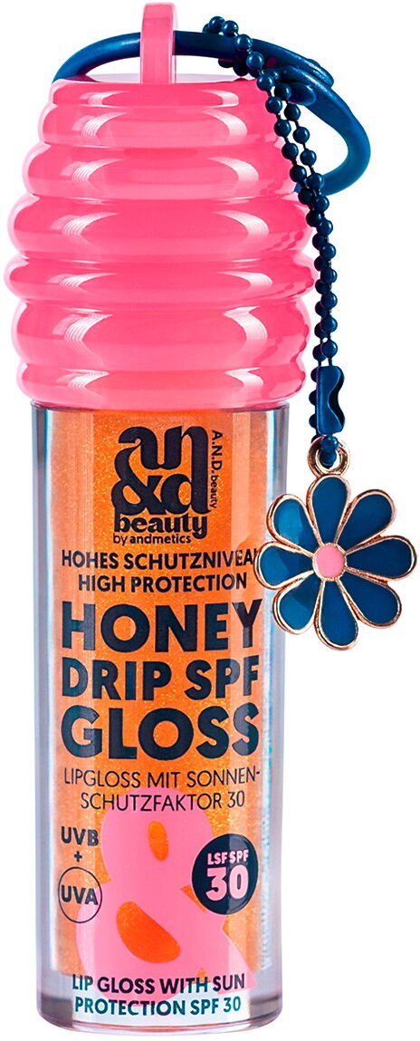 4.5g A.N.D. beauty Honey Drip SPF 30 Gloss