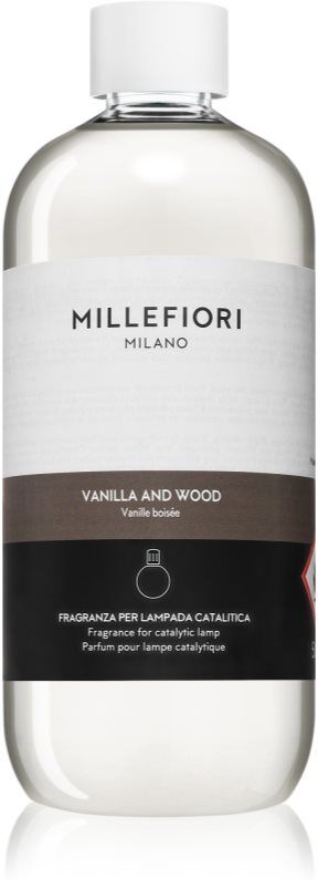 Millefiori Vanilla and Wood catalytic lamp refill 500 ml