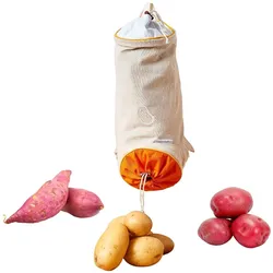 Mastrad Aufbewahrungsbeutel für Kartoffeln, Lebensmittelverpackung, Orange