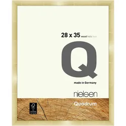 Nielsen Holz-Bilderrahmen Quadrum  Gold / 28 x 35