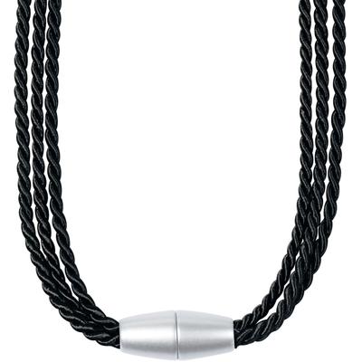 Raffhalter GERSTER "Jana" Gr. 1, schwarz, B:1,5cm H:65cm L:5cm Ø:68cm, Mischgewebe, Raffhalter, Mit Magnetverschluß