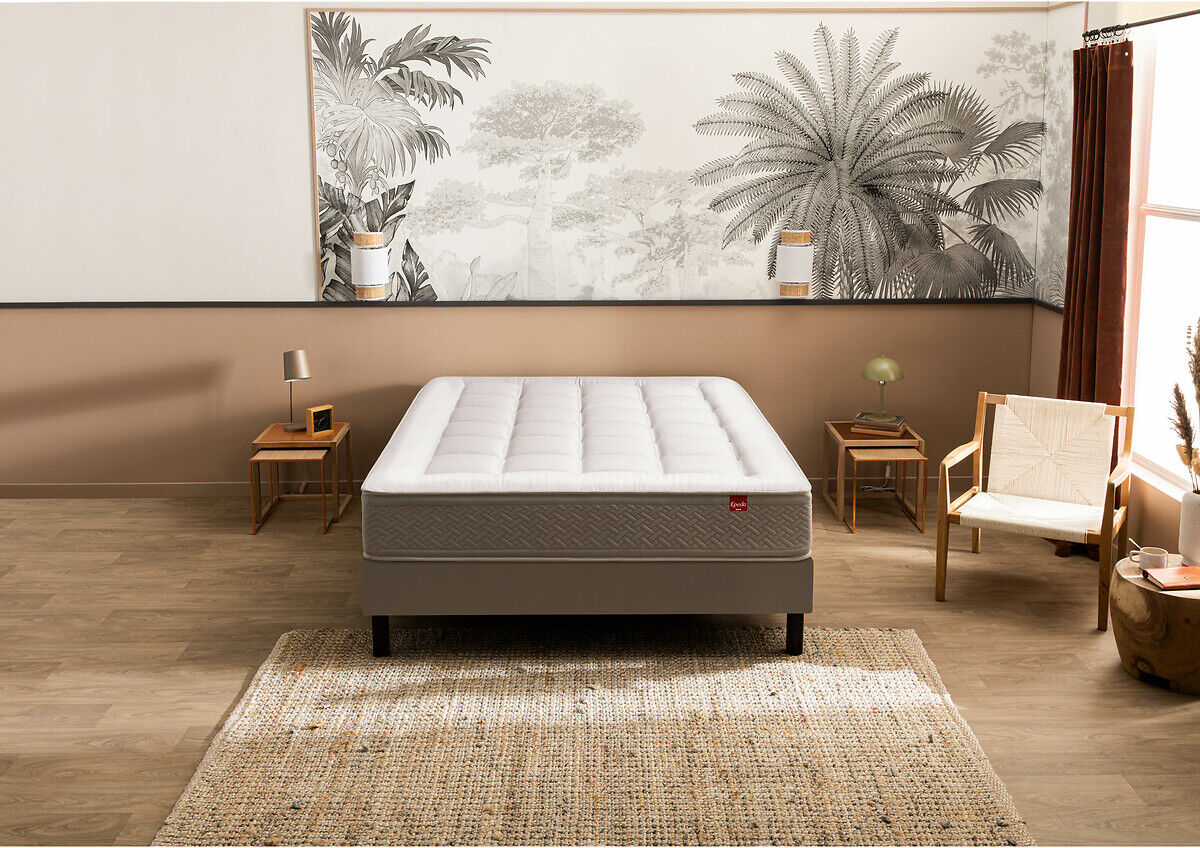 EPEDA Ensemble matelas 800 ressorts Majestueux + sommier