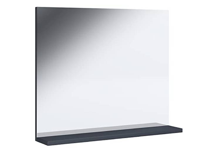 VCM Miroir de Salle de Bain Miroir Mural Miroir Suspendu Salle de Bain Landos Miroir de Salle de Bain Miroir Mural Miroir Suspendu Salle de Bain Landos Blanc/Anthracite
