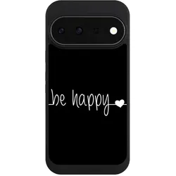 Nivocase Handyhülle für Google Pixel 11 Pro Hülle NIVOpure Case Schwarz Glück Sprüche Statement (Google Pixel 11 Pro), Smartphone Hülle, Schwarz