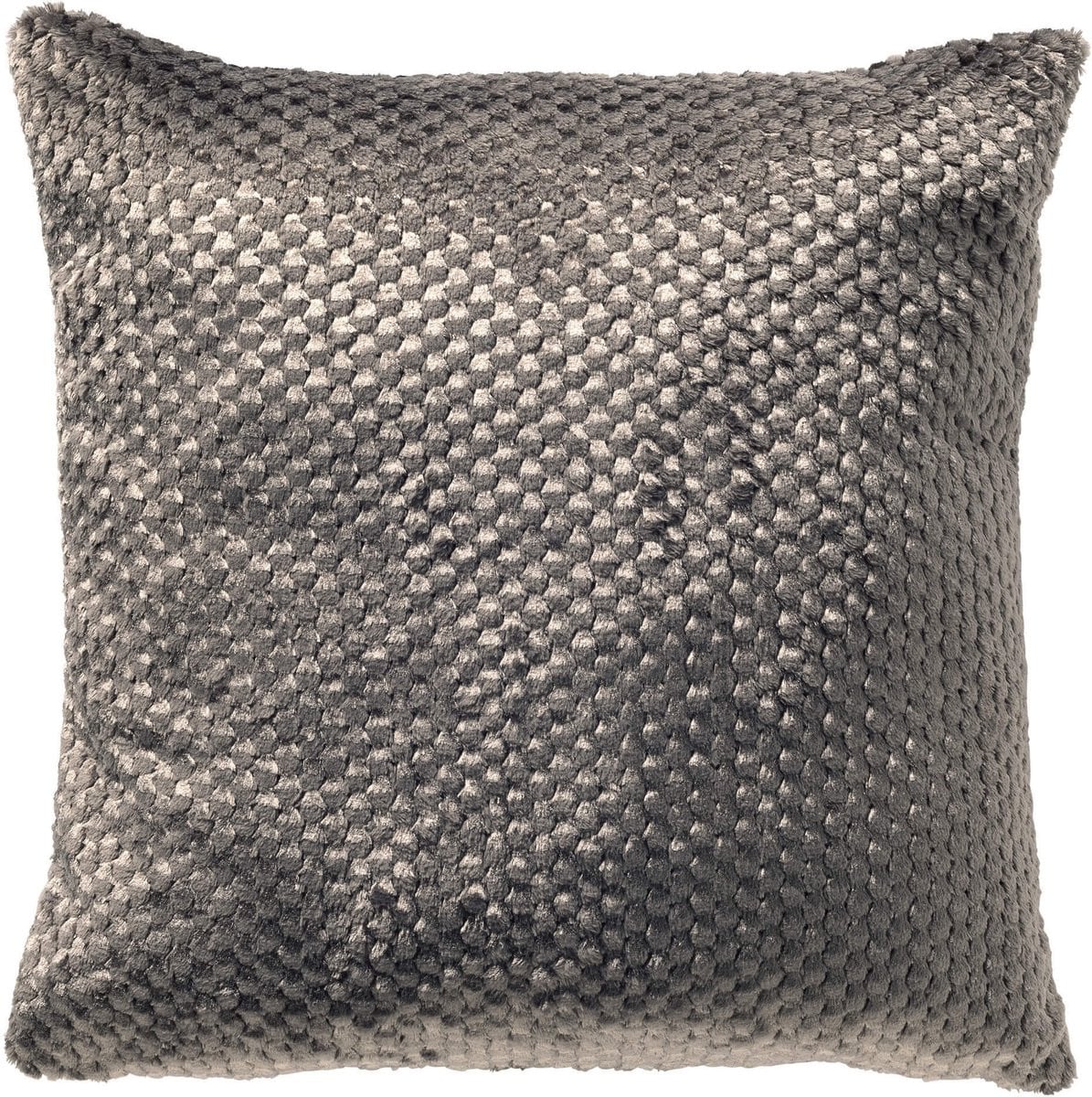 Dutch Decor MICK sierkussen - Fluffy - Charcoal Gray - 45 x 45 cm - Inclusief binnenkussen