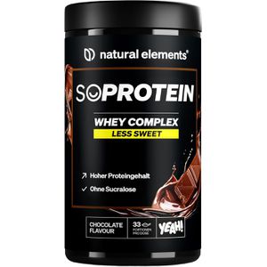 natural-elements Proteinpulver SOPROTEIN Whey Complex, 1 kg, 23 g Protein je Portion (30 g), Schoko