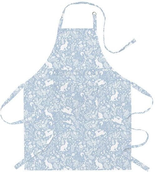 William Morris Forest Life Blue Cotton Apron