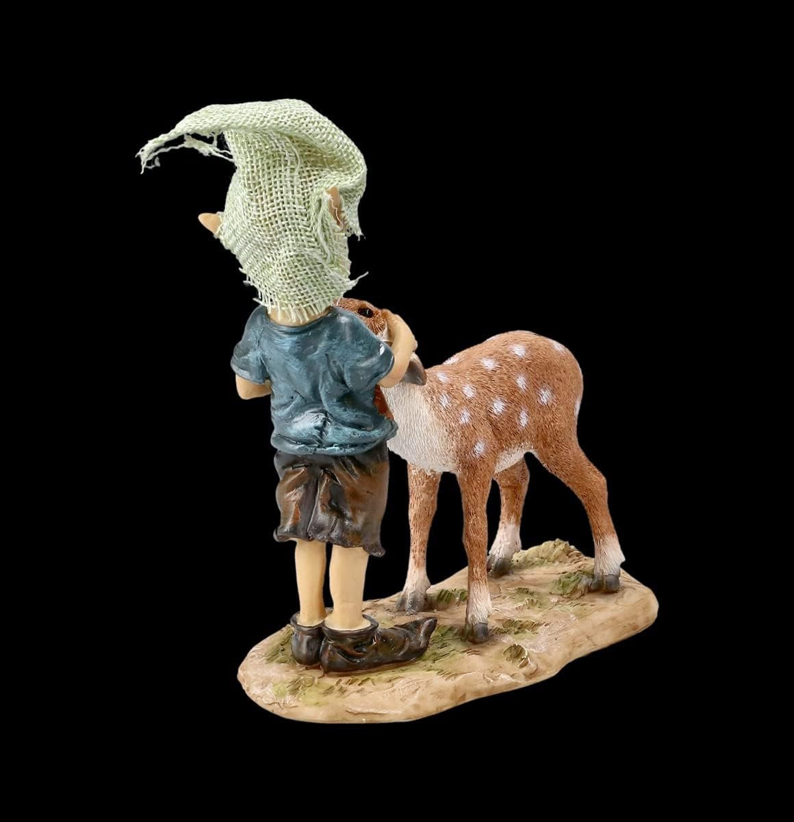 Handbeschilderd Dwergen Figuur Multicolor Tuinkabouter Decoratie Hoogte: 15 cm
