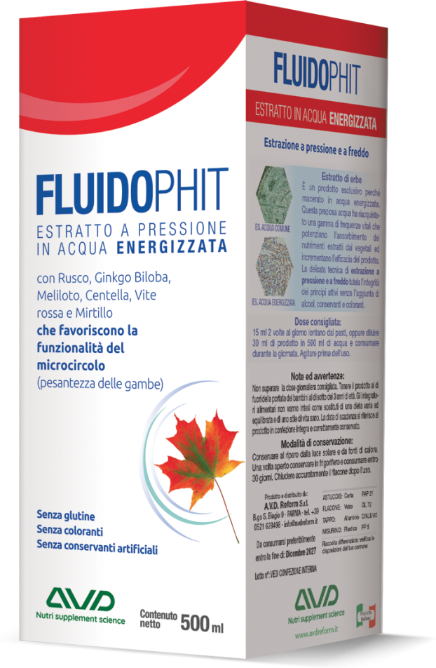 A.V.D. REFORM Srl AVD Fluidophit Soluzione Orale, 500 ml