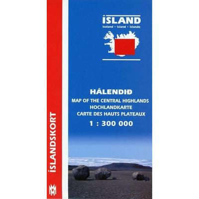 Island 1 : 300 000. Hochlandkarte, Karte von , Mál og Menning, 978-9979-3-2398-3
