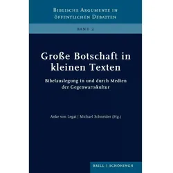 Grosse Botschaft in kleinen Texten, Fachbücher