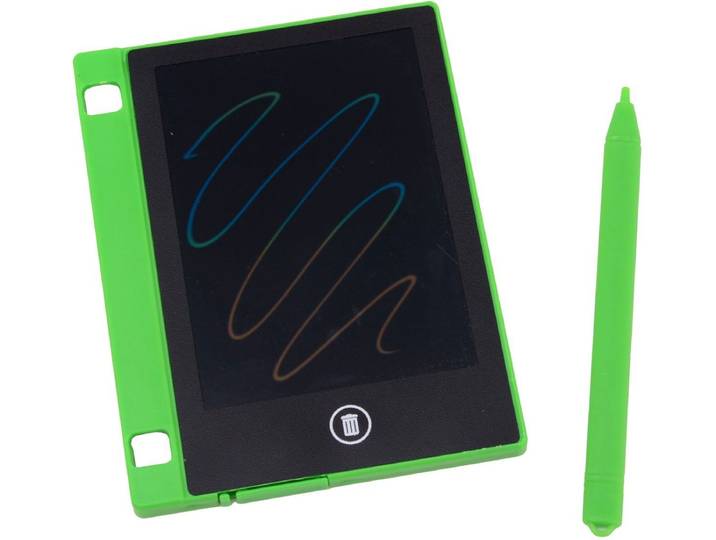 Johntoy Dino - Teken tablet 9x13 cm - Creatief en duurzaam - Regenboog
