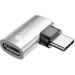 Alcasa USB-AD400 Kabeladapter USB 4.0 Gen.3x2 USB-C Silber