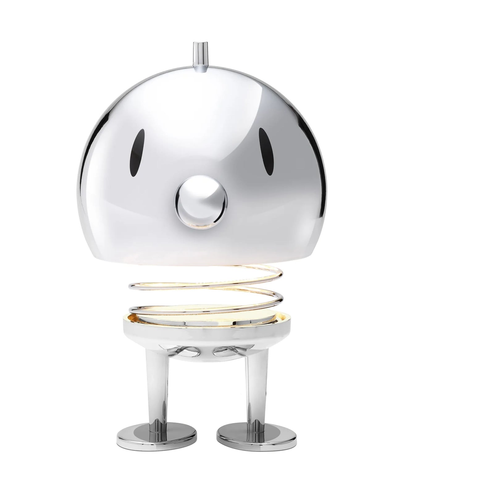 Hoptimist LED-lamp draagbaar XL Chrome tabletop
