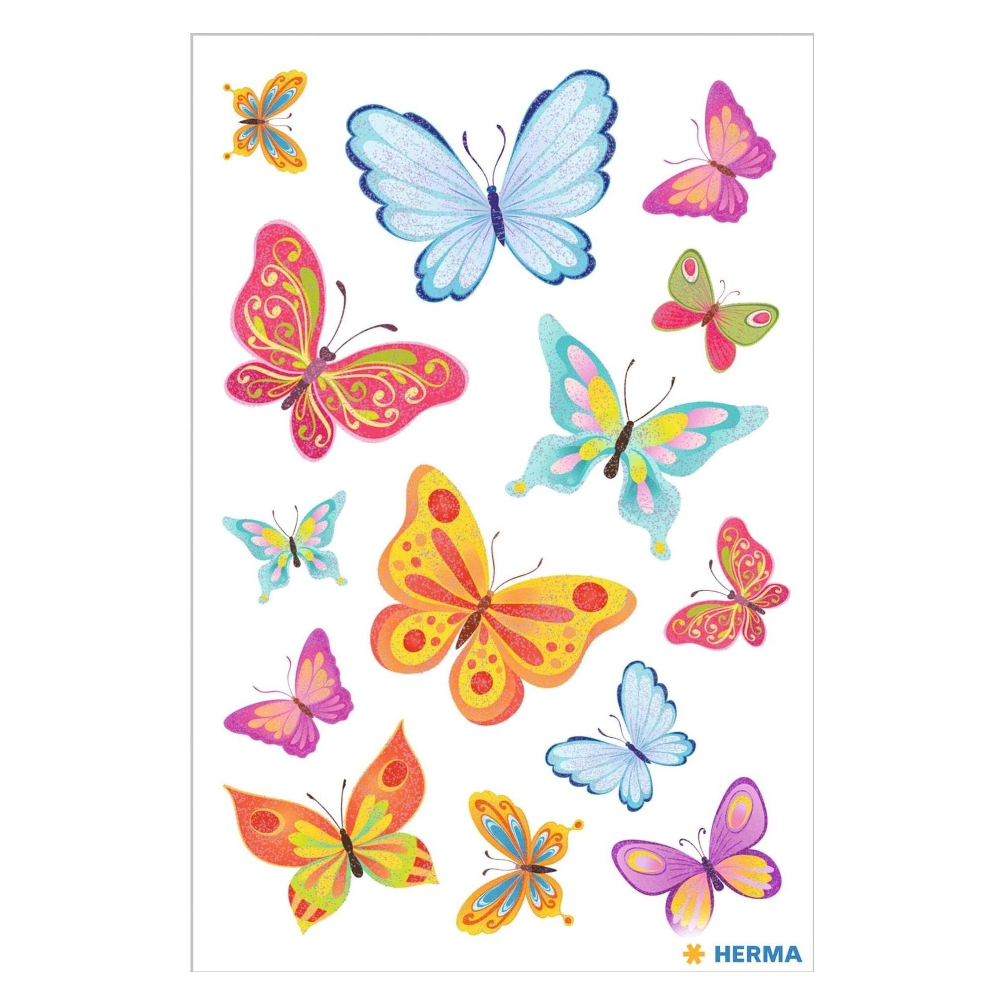 Herma Sticker Schmetterlinge (28 Sticker) (15732)