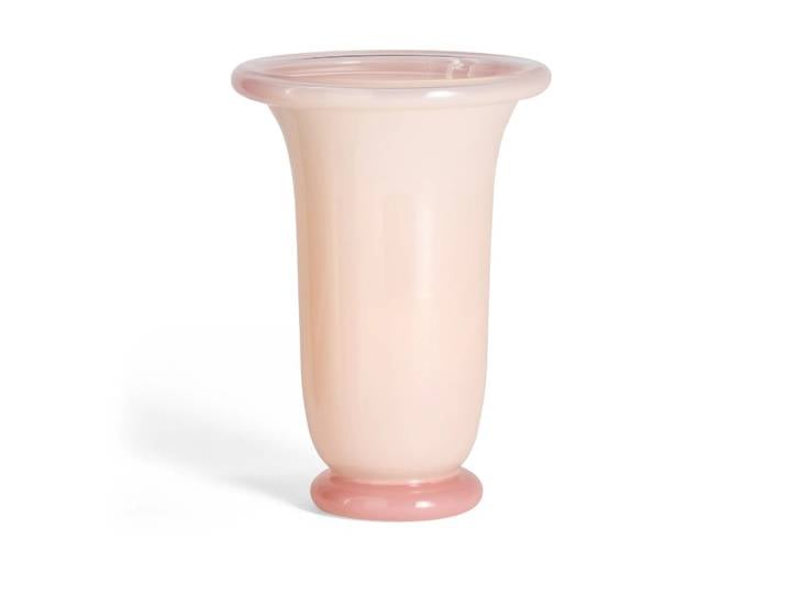 HAY Vase Empire Medium Light pink-pink