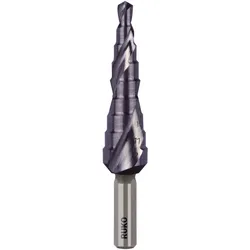 RUKO Stufenbohrer HSS-TiAlN, spiralgenutet mit Kreuzanschliff - 101050-9F