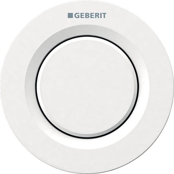 Poussoir pneumatique à encastrer blanc brillant GEBERIT 116.040.11.1 Blanc