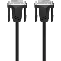 Hama 00200706 DVI-Kabel 1,5 m DVI-I Schwarz