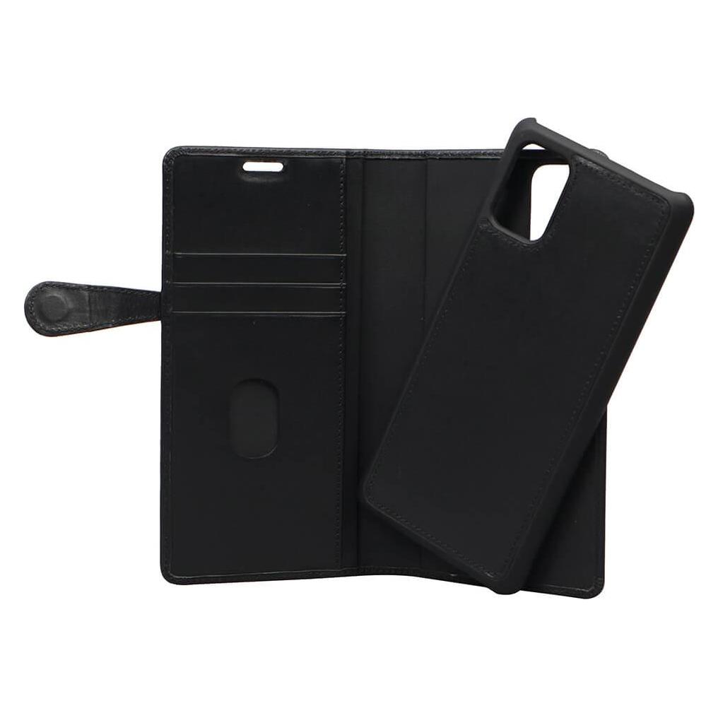 Carl BUFFALO Wallet Sort Laeder Til 3 kort (Samsung Galaxy A71) (590021)